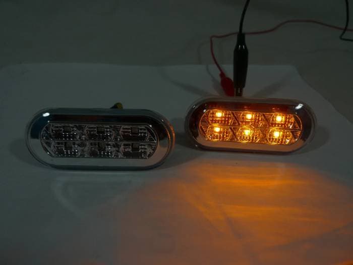 Volkswagen GTi/Jetta/Passat Clear Amber Led Fender DEPO Side Marker Lights