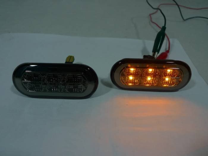 Volkswagen GTi/Jetta 4/Passat Smoke Amber Led Fender DEPO Side Marker Lights