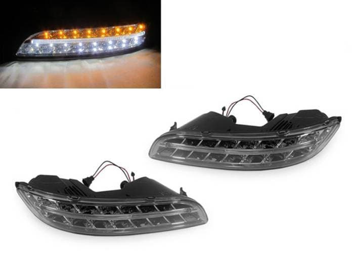 Porsche 997.1 Led Drl DEPO Clear Front Light