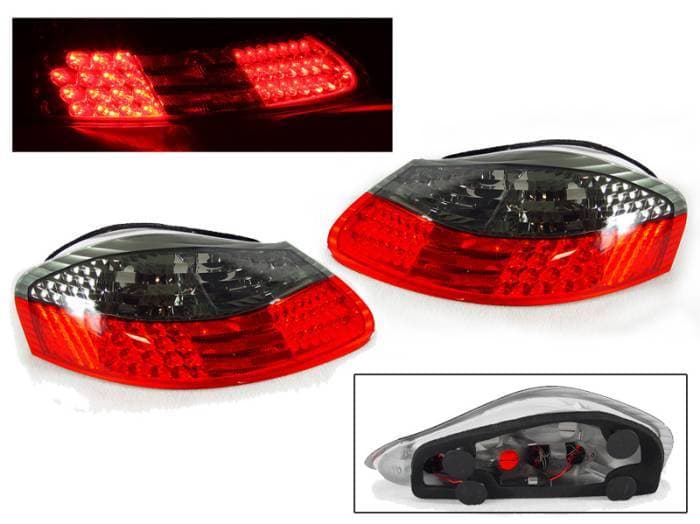 Porsche Boxster Led Red/Smoke DEPO Tail Lights