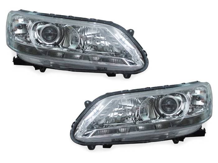 Honda Accord 4D Chrome Projector Led Strip DEPO Headlight