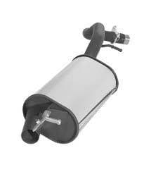 Audi A3 Remus PowerSound Main Silencer - Left with Valve Control - 046297 099