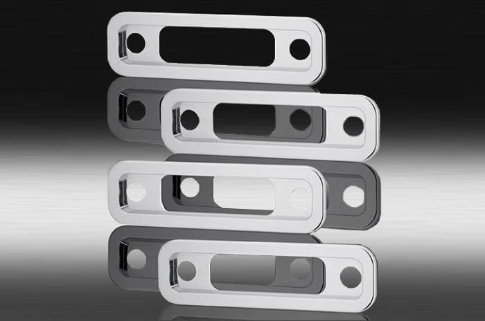 Hummer H2 Defenderworx Side Light Bezels - Smooth - Set of 4 - Chrome - H2PPC05008