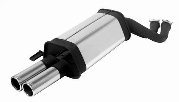 Audi 100 Remus Rear Silencer with Dual Exhaust Tips - Round - 049593 0504