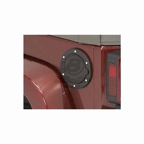 Omix Bestop Fuel Door - Black Aluminum - 43103-01