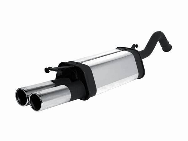 Audi 100 Remus Rear Silencer with Dual Exhaust Tips - Round - 048591 0506