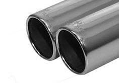 Audi A3 Remus Rear Silencer with Dual Exhaust Tips - Round - 045096 0506