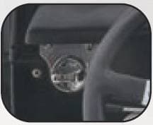 Jeep CJ Rampage Windshield Knob - Chrome - 7527