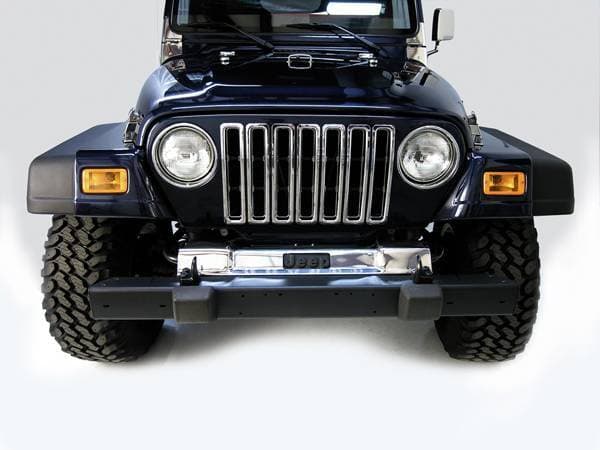 Rugged Ridge Frame Cover - Front - Stainless Steel - 11120-03
