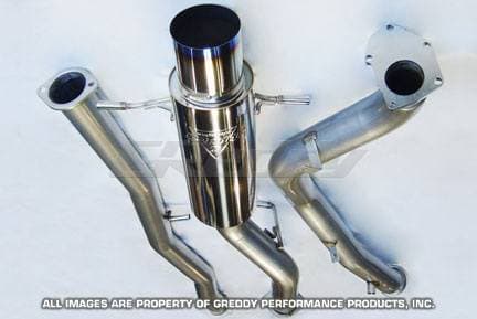 Subaru WRX Greddy Competition Ti-C Turbo-Back Exhaust System with Downpipe - 10168000