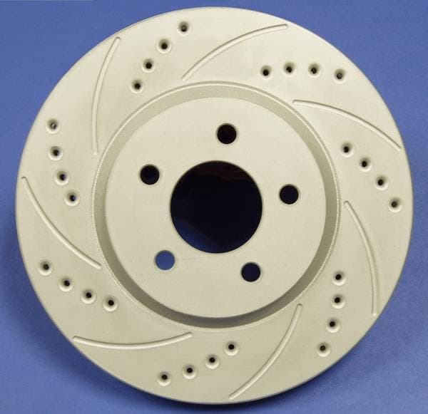 Acura CL SP Performance Cross Drilled and Slotted Solid Rear Rotors - F19-2654