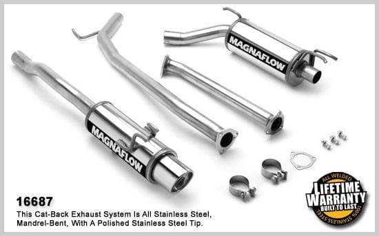Magnaflow Single Exit Stainless Steel Cat-back System - 16687
