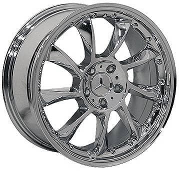 18 In Star Chrome - 4 Wheel Set