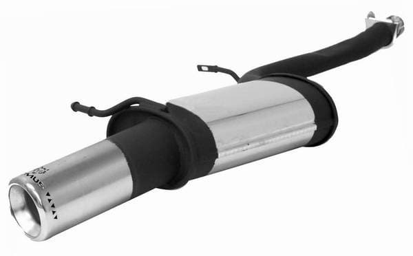 Audi A4 Remus Rear Silencer - Right Side with Exhaust Tip - Round - 048005 0570FR