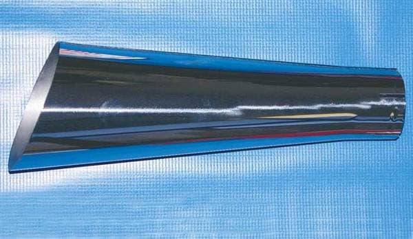 Razzi Fake Exhaust Extension Tip Kit - Stainless Steel Cone Shaped - 193-2SS-CV10