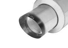 Honda Civic Remus Rear Silencer - Polished with Exhaust Tip - Round - 254002 8598B