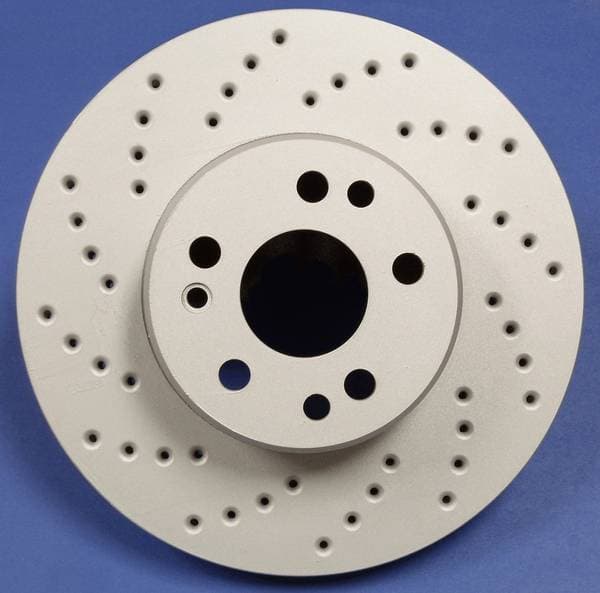 Acura MDX SP Performance Cross Drilled Vented Front Rotors - C19-275