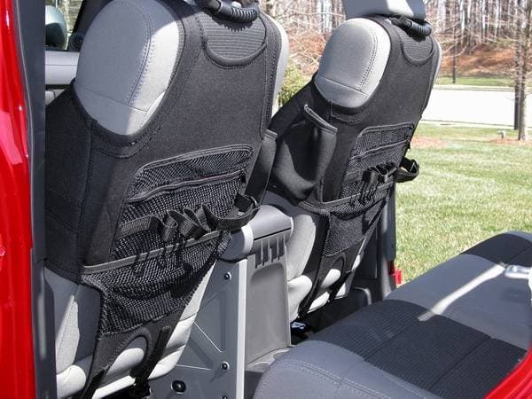 Rugged Ridge Seat Vest Cover - Black - Neoprene - Pair - 13235-2