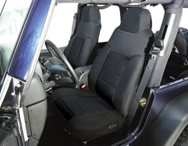 Rugged Ridge Custom Fit Poly-Cotton Seat Cover - Pair - 13240-01