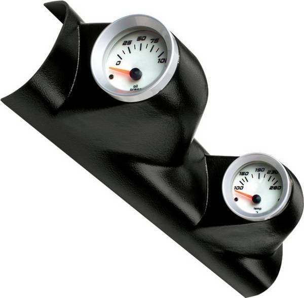 GMC Sierra Bully Dog Two Gauge Mount - A-Pillar Full - Paintable - 317104