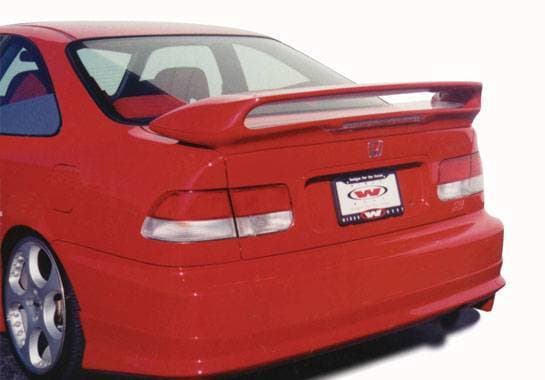 2pc Tunnel Twin Wing Led Light Spoiler