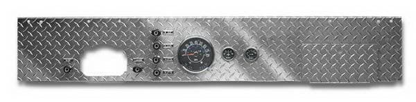 Jeep CJ7 Warrior Dash Panel - Insrument Cutouts & Glove Box Opening With Door