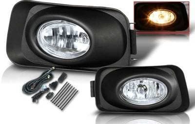 Acura TSX WinJet OEM Fog Light - Clear - Wiring Kit Included - WJ30-0001-09
