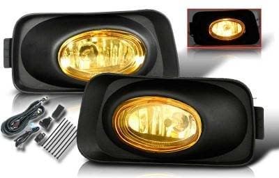 Acura TSX WinJet OEM Fog Light - Yellow - Wiring Kit Included - WJ30-0001-12
