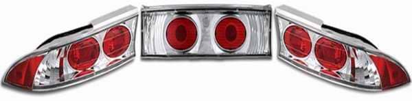 APC Chrome Taillights - Gen 1 Style - 404166TLR