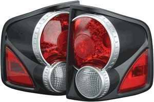 APC 3D Retro Black Satin Taillights - 404712TLB