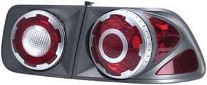 APC 3D Retro Titanium Taillights - 404752TLT