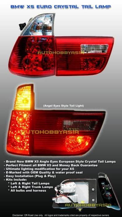 Angel Eyes LED  Style Tail Lamps 3.0i 4.0i BM89