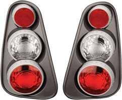 APC Retro 3D Titanium Taillights Housing - 404818TLT