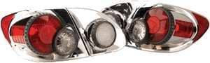 APC 3D Retro Chrome Taillights - 404812TLR
