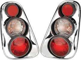 APC 3D Retro Chrome Taillights - 404818TLR