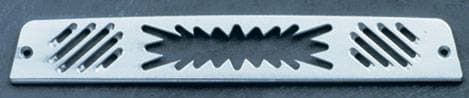 All Sales Third Brake Light Cover - Blast Design - Polished - 44004P