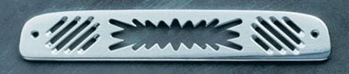 All Sales Third Brake Light Cover - Blast Design - Polished - 44005P