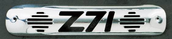 All Sales Third Brake Light Cover - Z-71 Design - Polished - 94010P