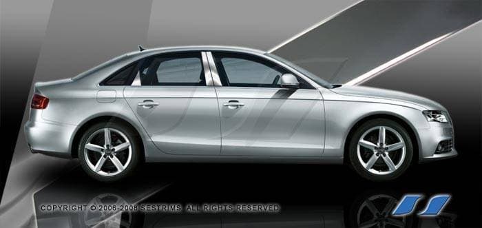 Audi A4 SES Trim Pillar Post - 304 Mirror Shine Stainless Steel - 6PC - P267