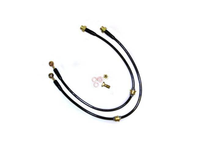 Audi A3 Agency Power Steel Braided Brake Lines - Front - AP-A3-405