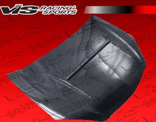 Acura RSX VIS Racing N-1 Black Carbon Fiber Hood - 02ACRSX2DN1-010C