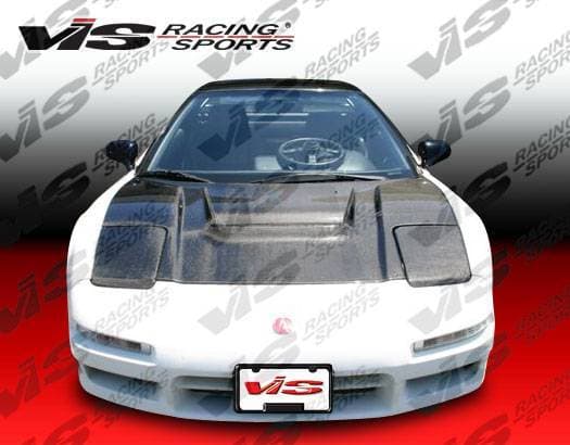 Acura NSX VIS Racing Type R Black Carbon Fiber Hood - 91ACNSX2DTYR-010C