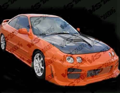 Acura Integra VIS Racing G Force Black Carbon Fiber Hood - 94ACINT2DGF-010C