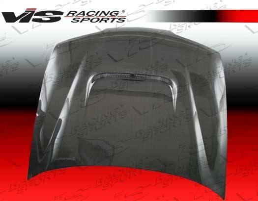 Acura Integra VIS Racing Techno R Black Carbon Fiber Hood - 94ACITR2DTNR-010C