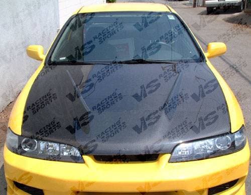 Acura Integra VIS Racing Invader Black Carbon Fiber Hood - 94ACITR2DVS-010C