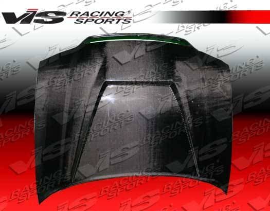 Audi A4 VIS Racing Invader Black Carbon Fiber Hood - 96AUA44DVS-010C