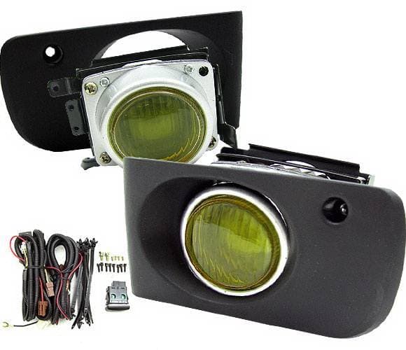 Acura Integra 4 Car Option Fog Light Kit - Yellow - LHF-AI94TRYL