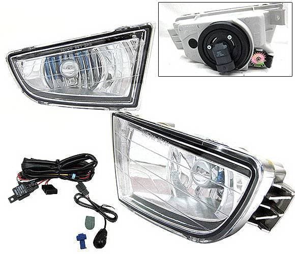 Acura MDX 4 Car Option Fog Light Kit - Clear - LHF-AMDXC