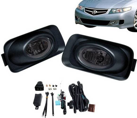 Acura TSX 4 Car Option Fog Light Kit - Smoke - LHF-TSX-SM