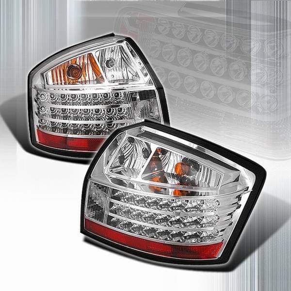 Audi A4 Custom Disco Chrome Euro LED Taillights - LT-A401CLED